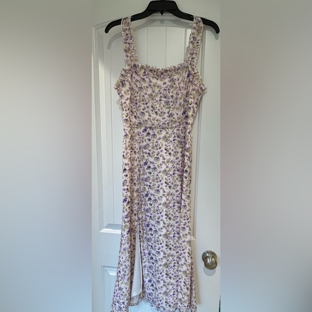 Altar'd State Dress with Lavender Floral Print